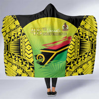 Vanuatu 45th Independence Hooded Blanket Special Style - Polynesian Pride