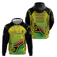 Vanuatu 46th Independence Hoodie Special Style LT05 Zip Hoodie Yellow - Polynesian Pride