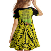 Vanuatu 46th Independence Kid Short Sleeve Dress Special Style LT05 - Polynesian Pride