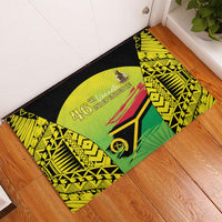 Vanuatu 46th Independence Rubber Doormat Special Style LT05 - Polynesian Pride