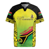 Vanuatu 46th Independence Rugby Jersey Special Style LT05 Yellow - Polynesian Pride