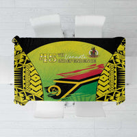 Vanuatu 46th Independence Tablecloth Special Style LT05 Yellow - Polynesian Pride