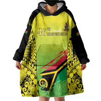 Vanuatu 46th Independence Wearable Blanket Hoodie Special Style LT05 - Polynesian Pride
