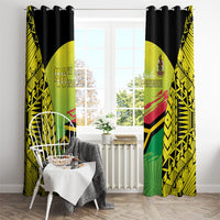 Vanuatu 46th Independence Window Curtain Special Style LT05 - Polynesian Pride