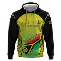 Vanuatu 46th Independence Zip Hoodie Special Style LT05 Pullover Hoodie Yellow - Polynesian Pride