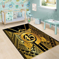 Vanuatu 46th Anniversary Of Independence Area Rug Gold Style LT05 - Polynesian Pride