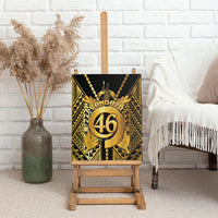 Vanuatu 46th Anniversary Of Independence Canvas Wall Art Gold Style LT05 - Polynesian Pride