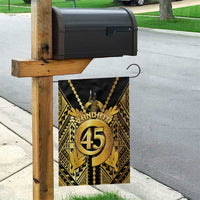 Vanuatu 45th Anniversary Of Independence Garden Flag Gold Style - Polynesian Pride