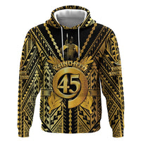 Vanuatu 45th Anniversary Of Independence Hoodie Gold Style - Polynesian Pride