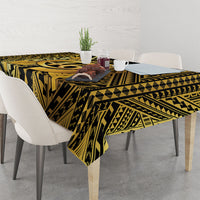 Vanuatu 46th Anniversary Of Independence Tablecloth Gold Style LT05 - Polynesian Pride