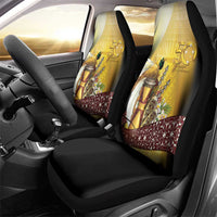 Papua New Guinea Car Seat Cover 50 Years Of Independence - Polynesian Pride