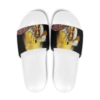 Papua New Guinea Slide Sandals Independence Day Unique Style LT05 - Polynesian Pride