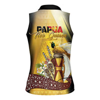 Papua New Guinea Women Sleeveless Polo Shirt 50 Years Of Independence LT05 - Polynesian Pride