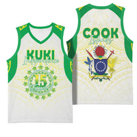Kuki Independence 2026 Basketball Jersey Cook Islands 15 Finest White Version