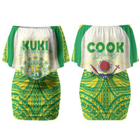 Kuki Independence 2026 Couples Matching Off Shoulder Short Dress and Hawaiian Shirt Cook Islands 15 Finest White Version