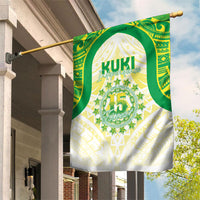 Kuki Independence 2026 Garden Flag Cook Islands 15 Finest White Version