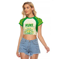 Kuki Independence 2026 Raglan Cropped T Shirt Cook Islands 15 Finest White Version