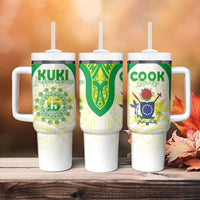 Kuki Independence 2026 Tumbler With Handle Cook Islands 15 Finest White Version