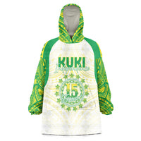 Kuki Independence 2026 Wearable Blanket Hoodie Cook Islands 15 Finest White Version