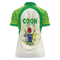 Kuki Independence 2026 Women Polo Shirt Cook Islands 15 Finest White Version