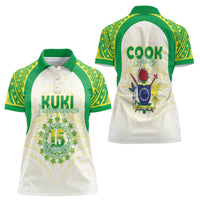 Kuki Independence 2026 Women Polo Shirt Cook Islands 15 Finest White Version