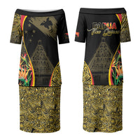 Papua New Guinea Hapi De Bilong Indipendens Family Matching Puletasi and Hawaiian Shirt Special Style
