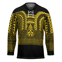 Philippines Filipinos Hockey Jersey Igorot Tribal Pattern Black