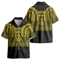 Philippines Filipinos Kid Hawaiian Shirt Igorot Tribal Pattern Black