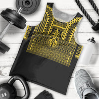 Philippines Filipinos Men Tank Top Igorot Tribal Pattern Black