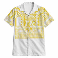 Philippines Filipinos Hawaiian Shirt Igorot Tribal Pattern White