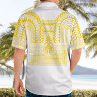Philippines Filipinos Hawaiian Shirt Igorot Tribal Pattern White