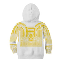 Philippines Filipinos Kid Hoodie Igorot Tribal Pattern White