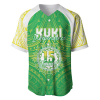 Kuki Independence 2026 Baseball Jersey Cook Islands 15 Finest Green Version