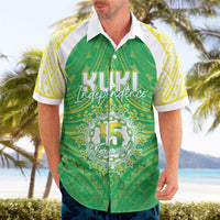 Kuki Independence 2026 Hawaiian Shirt Cook Islands 15 Finest Green Version