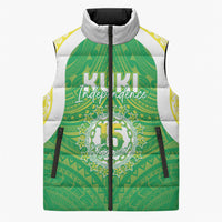 Kuki Independence 2026 Sleeveless Puffer Jacket Cook Islands 15 Finest Green Version