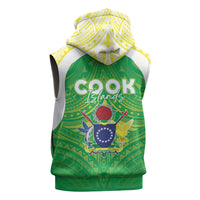 Kuki Independence 2026 Sleeveless Zip Hoodie Cook Islands 15 Finest Green Version