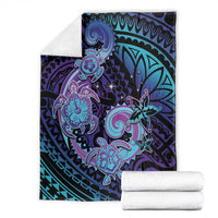 Hawaii Makahiki Turtle Blanket Spiral Polynesian Tattoo