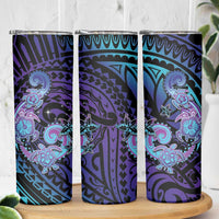 Hawaii Makahiki Turtle Skinny Tumbler Spiral Polynesian Tattoo