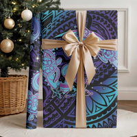 Hawaii Makahiki Turtle Wrapping Paper Spiral Polynesian Tattoo - Polynesian Pride