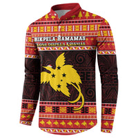 Papua New Guinea Christmas Button Sweatshirt Santa Raggiana