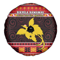 Papua New Guinea Christmas Spare Tire Cover Santa Raggiana