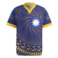 Nauru Angam Day Rugby Jersey Polynesian Tribal Pattern Unique Style - Polynesian Pride