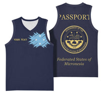 Personalised Federated States Of Micronesia Basketball Jersey FSM Passport - Polynesian Pride