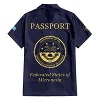 Personalised Federated States Of Micronesia Family Matching Long Sleeve Bodycon Dress and Hawaiian Shirt FSM Passport - Polynesian Pride