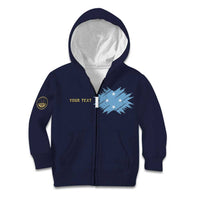 Personalised Federated States Of Micronesia Kid Hoodie FSM Passport - Polynesian Pride