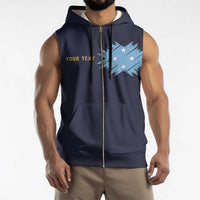 Personalised Federated States Of Micronesia Sleeveless Zip Hoodie FSM Passport LT05 - Polynesian Pride