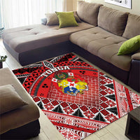 Tonga Constitution Day Area Rug 150 Years Jubilee - Polynesian Pride