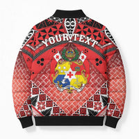 Personalised Tonga Constitution Day Bomber Puffer Jacket 150 Years Jubilee - Polynesian Pride