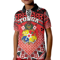 Personalised Tonga Constitution Day Kid Polo Shirt 150 Years Jubilee - Polynesian Pride