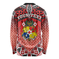 Personalised Tonga Constitution Day Long Sleeve Shirt 150 Years Jubilee - Polynesian Pride